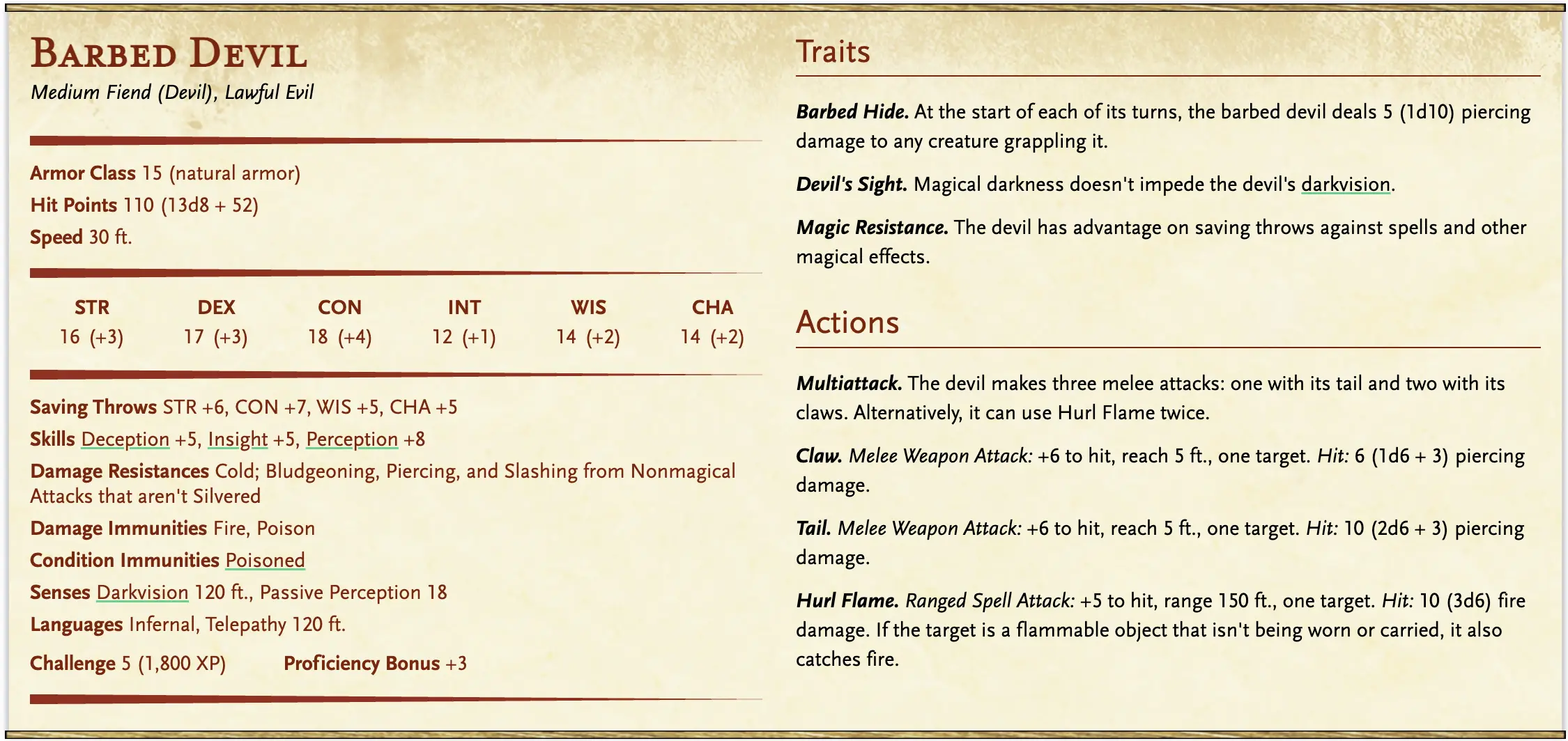 Foe Foundry can fix the 2014 Barbed Devil