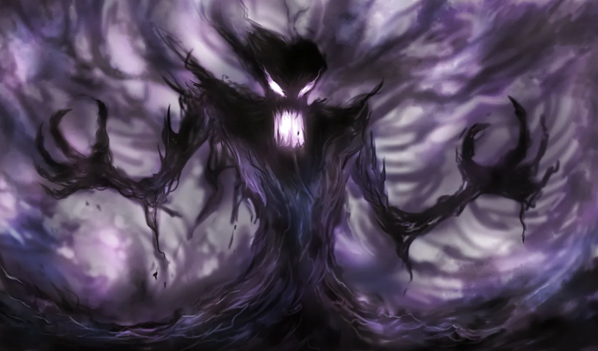 Shadows are evil spirits made of dark shadow-stuff