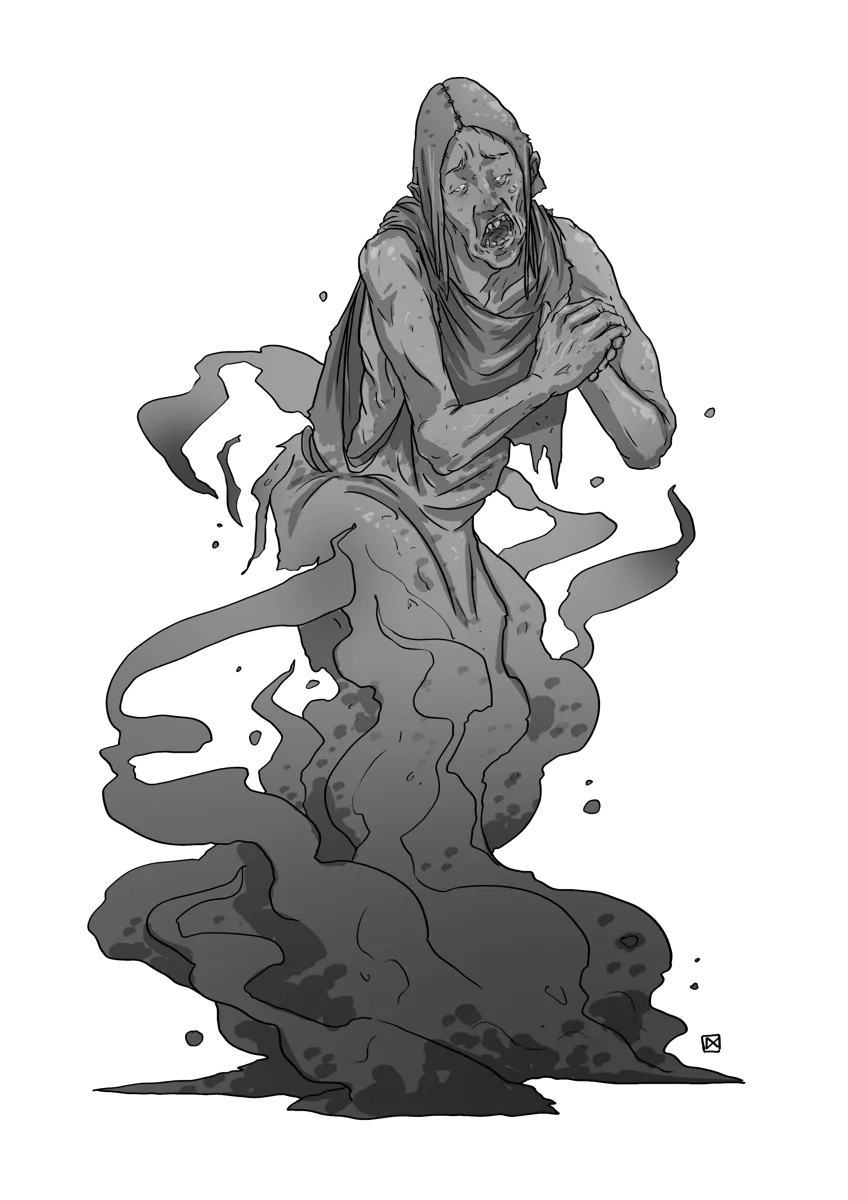 Specters haunt the sites of their death aimlessly