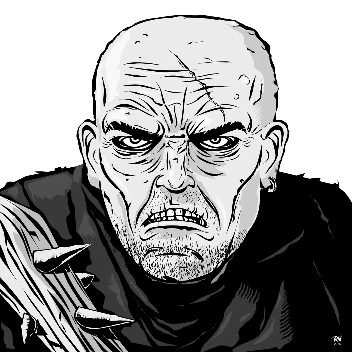 5E thug NPC — a brutal enforcer, representing the hired muscle and street gangs of gritty fantasy adventures.